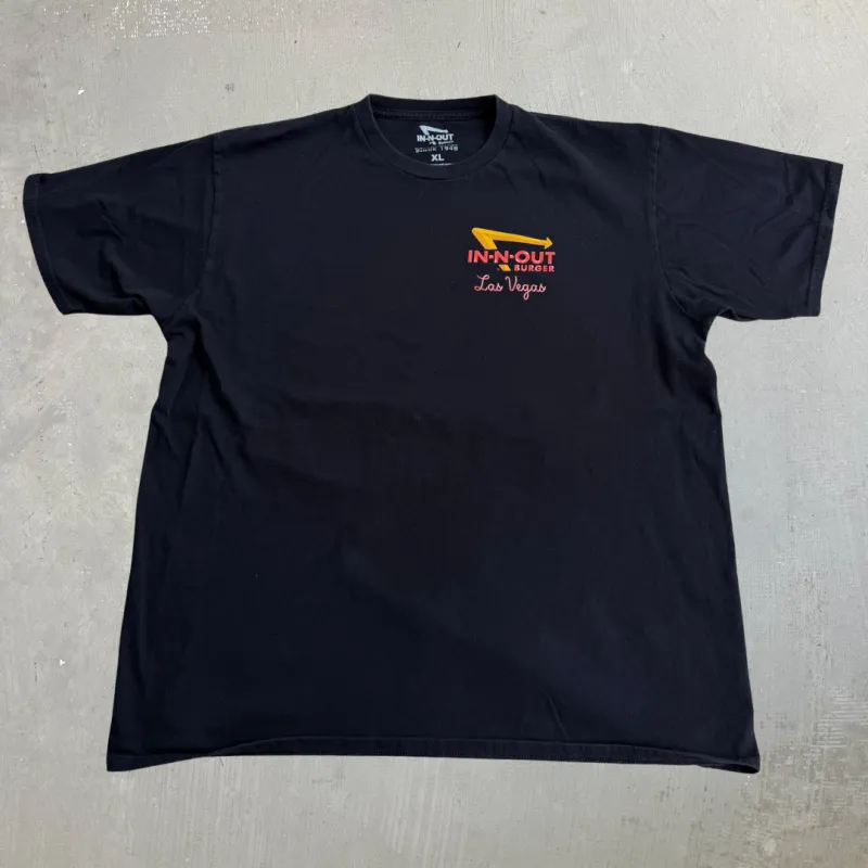 J- In & Out Burger Las Vegas Graphic Tee - XL made by Hard Rock Cafe