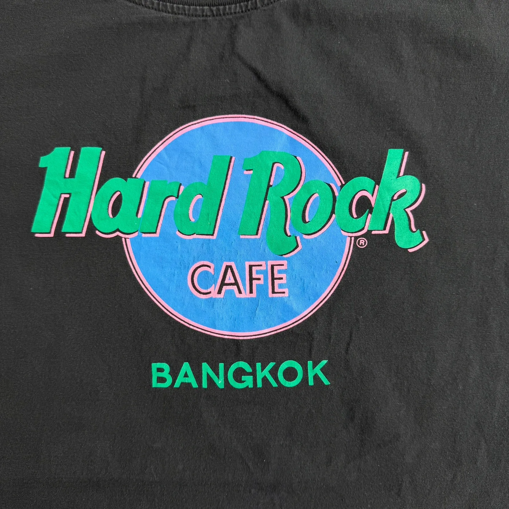 J- Vintage Hard Rock Cafe Bangkok Neon Colors Logo Graphic Tee - XL sold by HG Vintage product image thumbnail 2