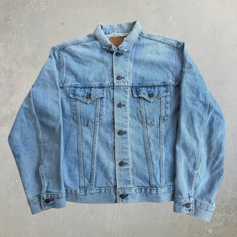 J- Vintage Levi's Orange Tab 70515 0212 Regular Fit Trucker Denim Jacket - 44 (fits L) made by HG Vintage