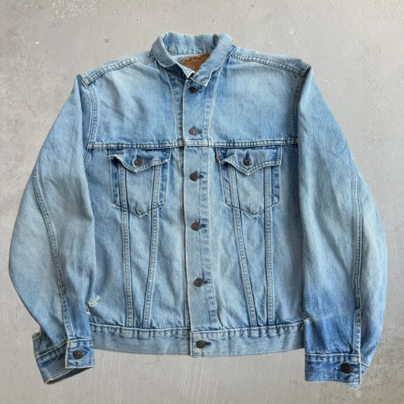 J- Vintage Levi's 75505 0212 Made In Canada Trucker Denim Jacket - 46 (fits L) made by HG Vintage
