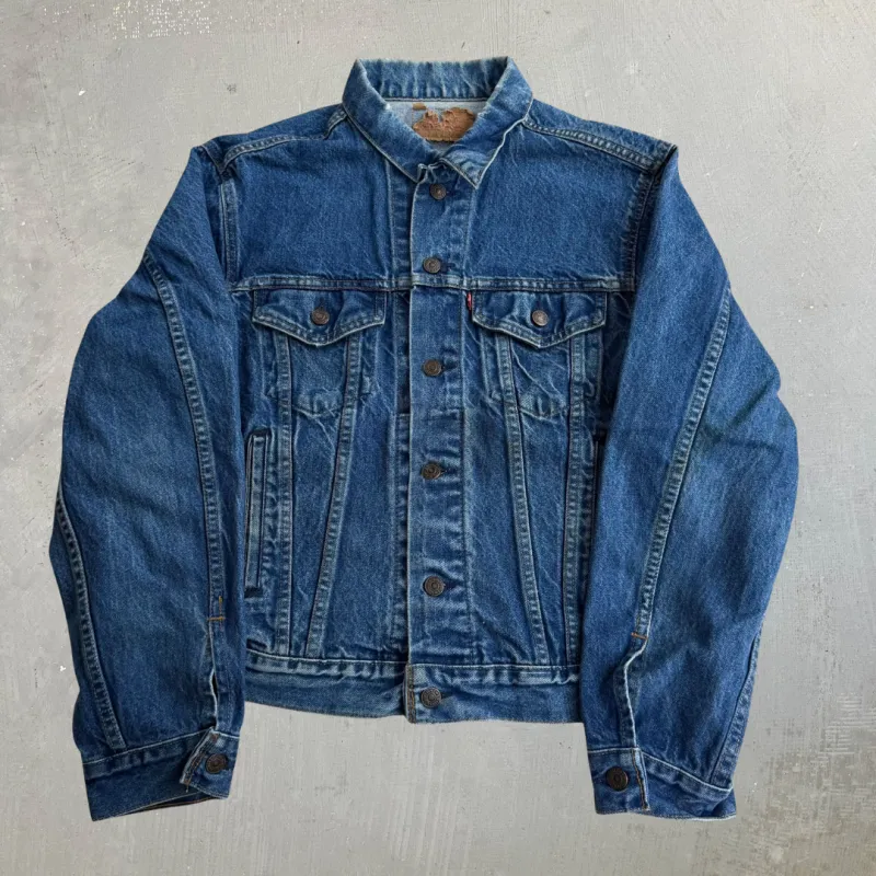 J- Vintage Levi's 70506 0216 Made In USA Trucker Denim Jacket - 46 (fits L) made by HG Vintage