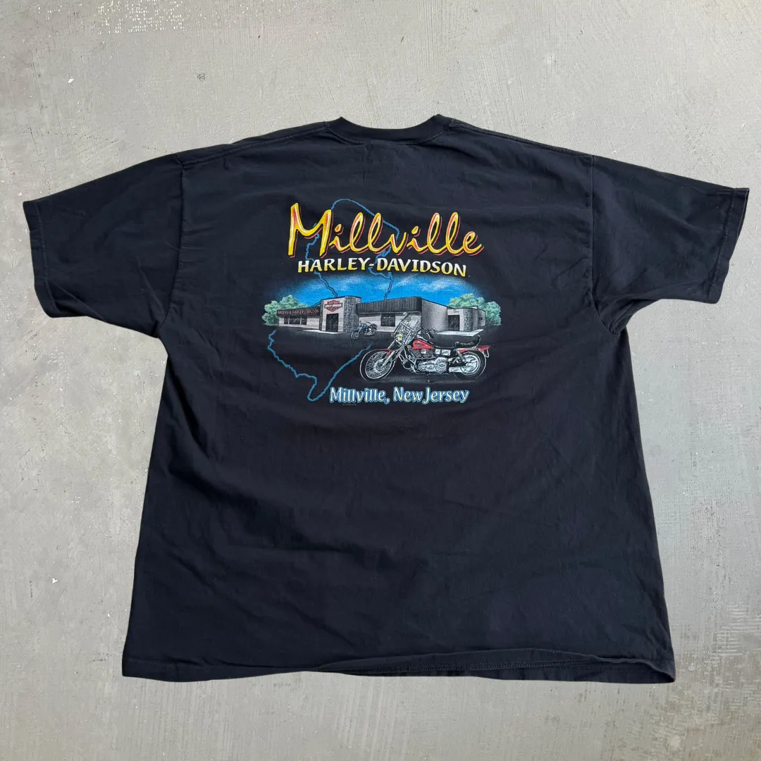 J- Vintage '07 Harley Davidson Millville New Jersey Graphic Tee - 2XL sold by HG Vintage product image thumbnail 3