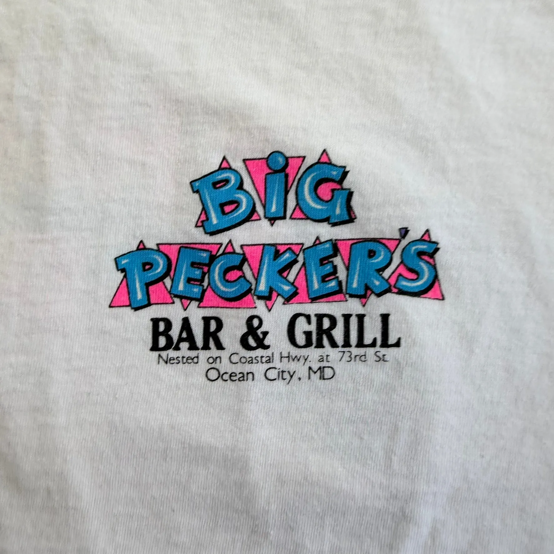 J- Vintage '88 Big Pecker Bar & Grill Graphic Made In USA Single Stitch Tee - L sold by HG Vintage product image thumbnail 2