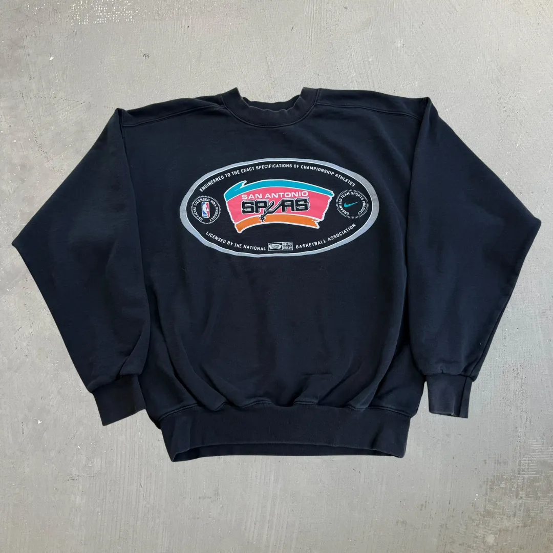 J- Vintage San Antonio Spurs Nike NBA Graphic Crewneck - M sold by HG Vintage