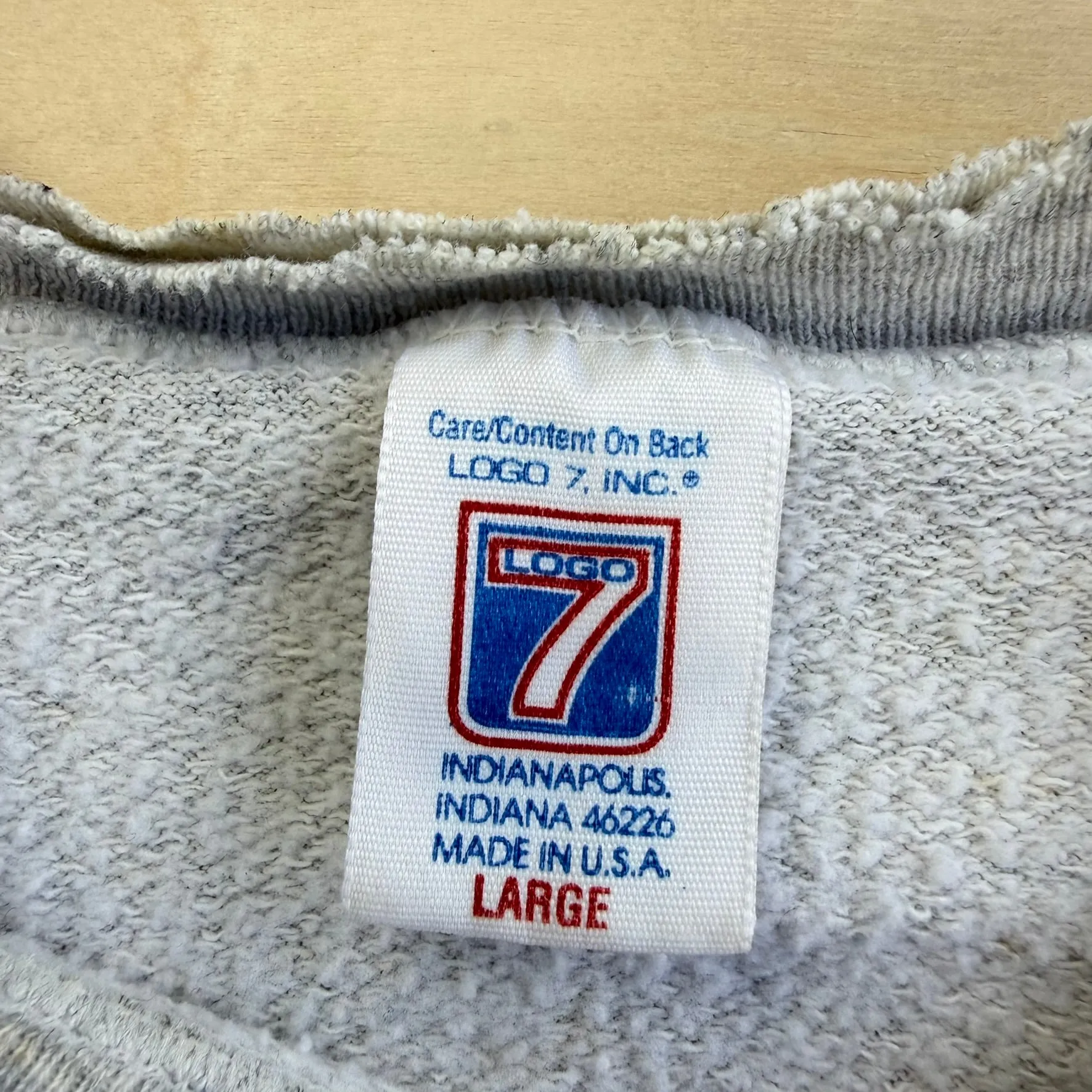 J- Vintage '95 Miami Dolphins NFL Logo 7 Graphic Made In USA Crewneck - L sold by HG Vintage product image thumbnail 4