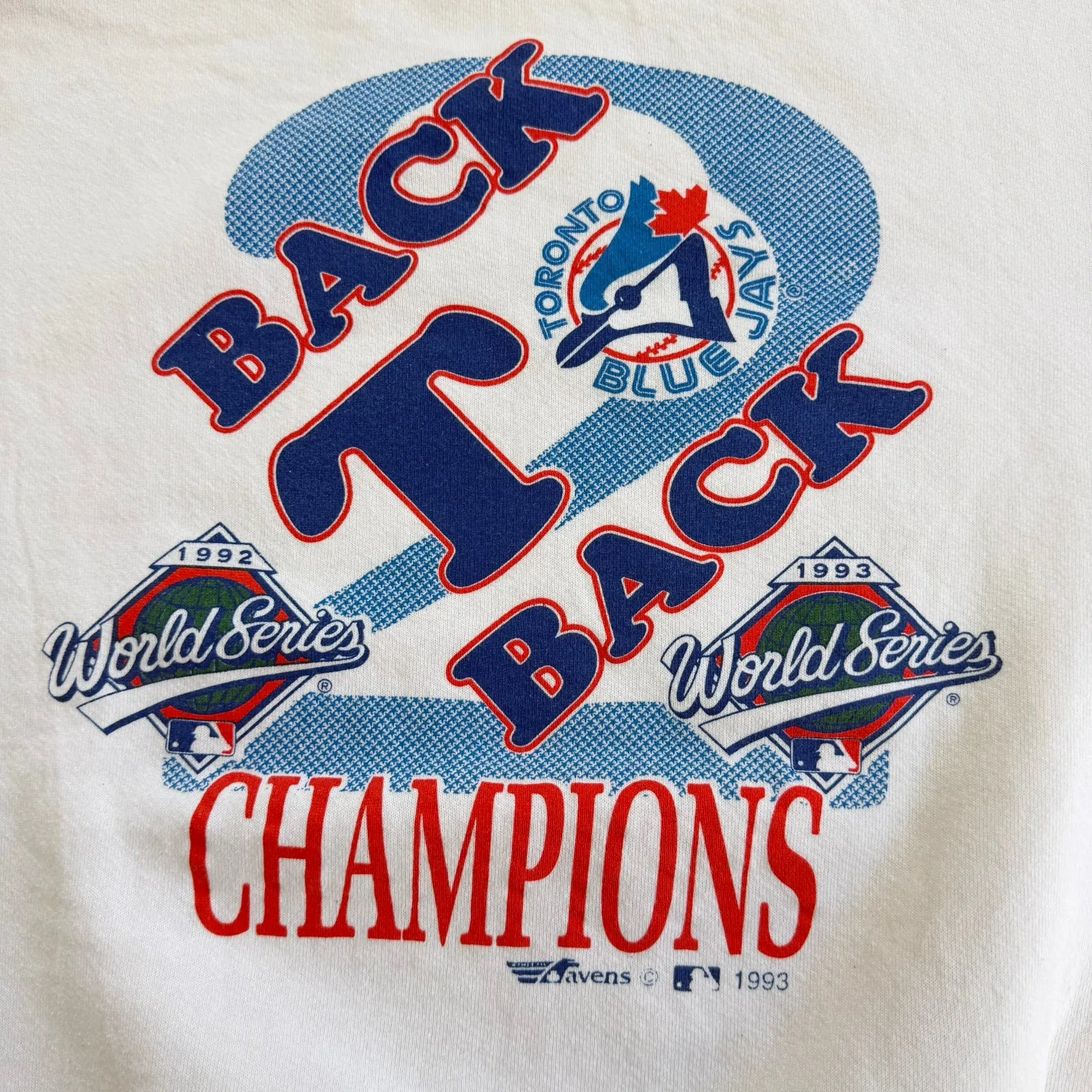 J- Vintage '93 Toronto Blue Jays MLB B2B World Series Champions Graphic Crewneck - XL sold by HG Vintage product image thumbnail 4