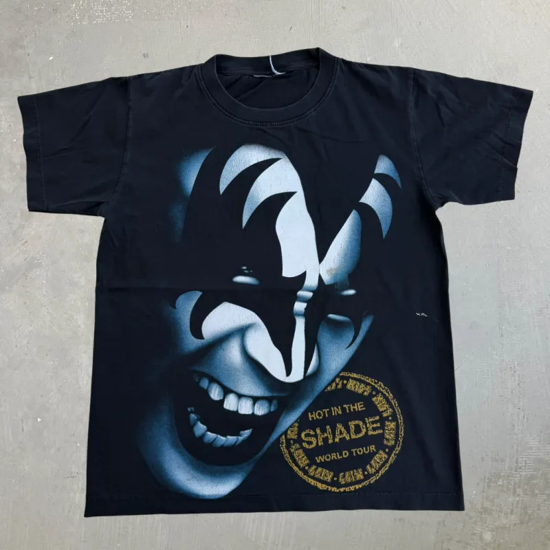 J- Vintage '90 Kiss Hot In The Shade Tour Graphic Tee - M made by HG Vintage