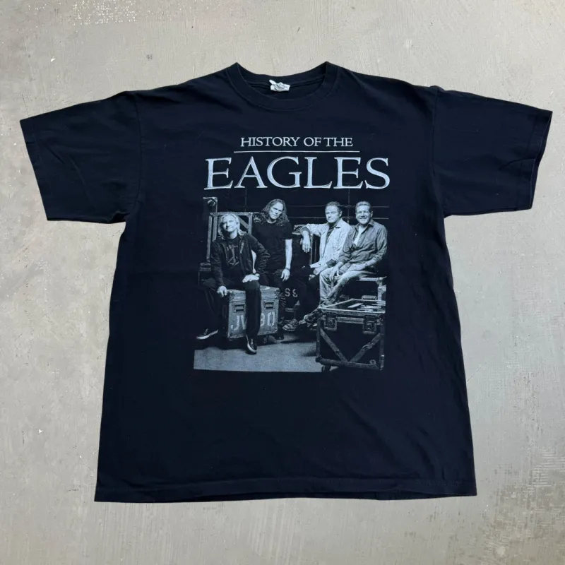 J- Vintage '13 The History Of The Eagles Tour Picture Tee - L made by HG Vintage