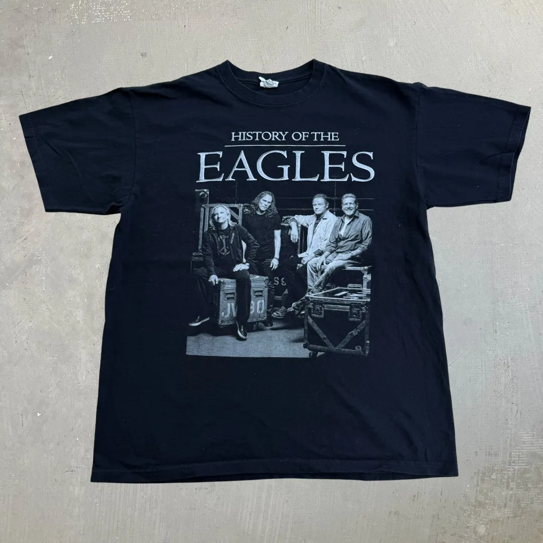 J- Vintage '13 The History Of The Eagles Tour Picture Tee - L sold by HG Vintage