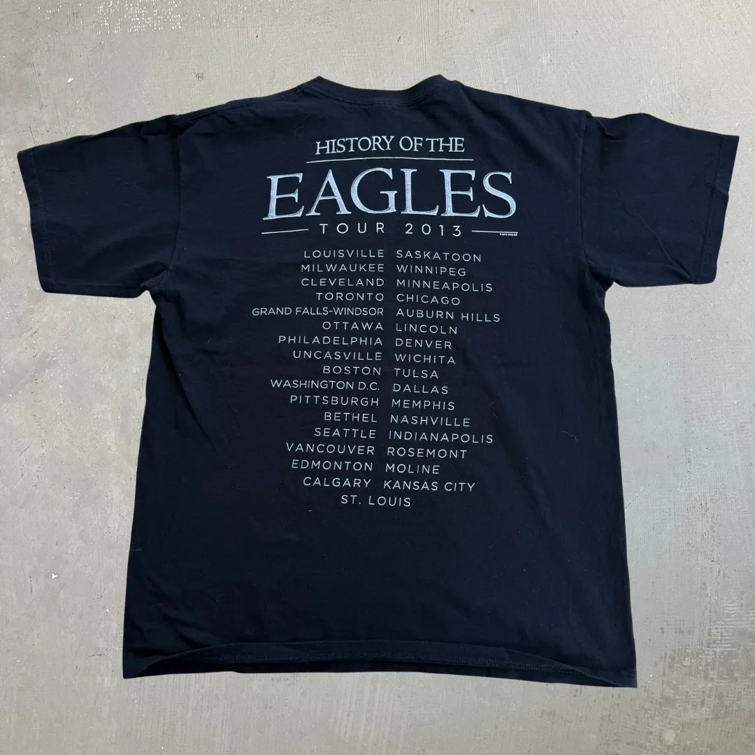 J- Vintage '13 The History Of The Eagles Tour Picture Tee - L sold by HG Vintage product image thumbnail 3