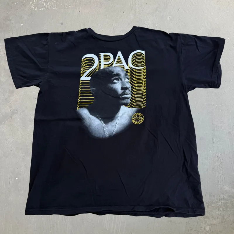 J- Vintage Cross Colours Tupac Shakur Picture Tee - L made by HG Vintage