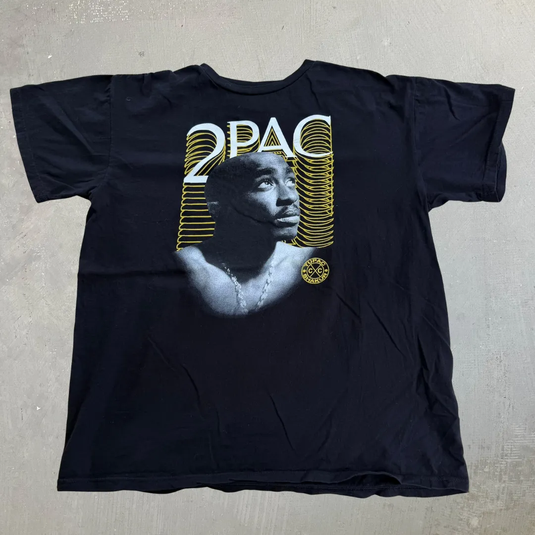 J- Vintage Cross Colours Tupac Shakur Picture Tee - L sold by HG Vintage