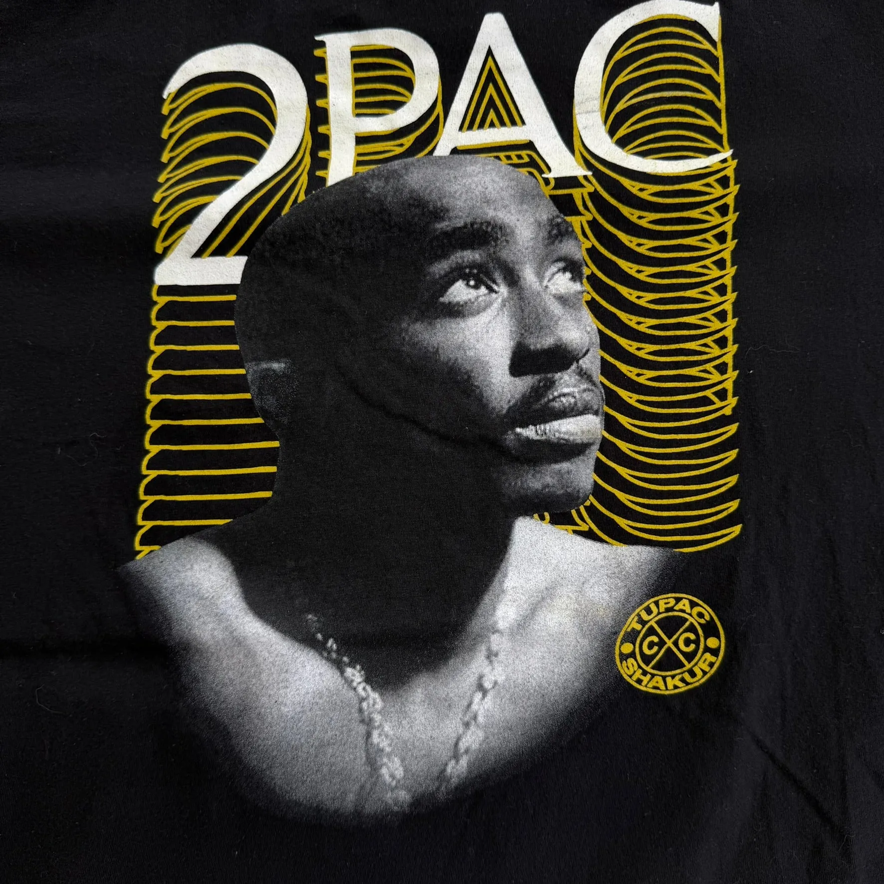 J- Vintage Cross Colours Tupac Shakur Picture Tee - L sold by HG Vintage product image thumbnail 2