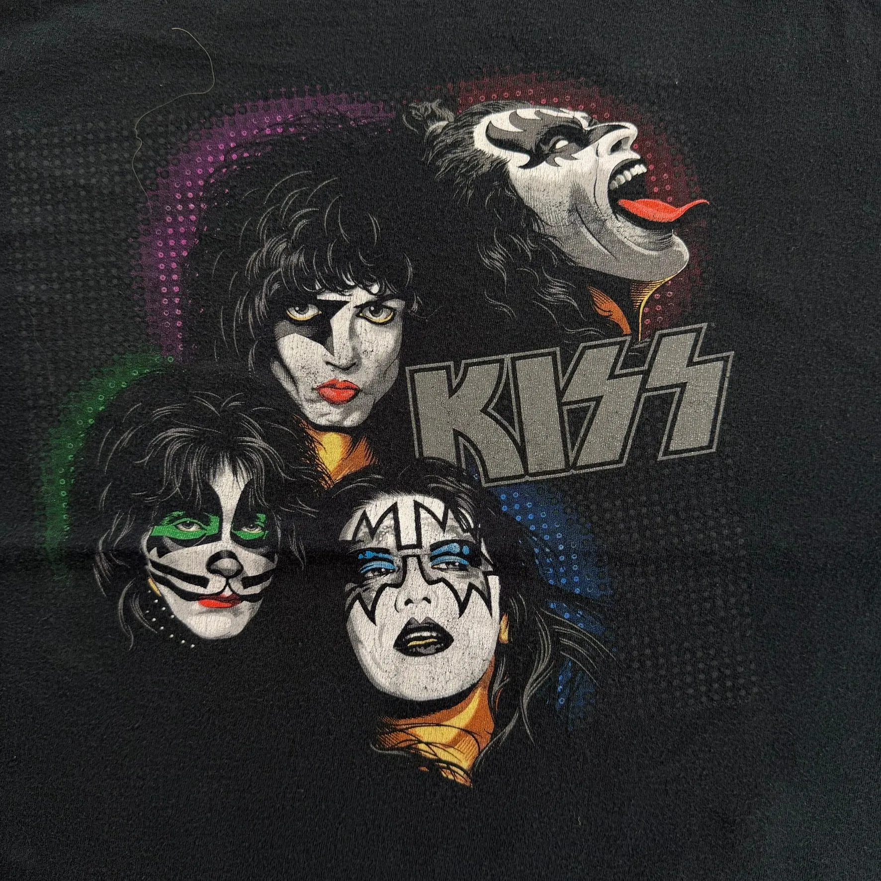 J- Vintage '08 Kiss Text & Graphic Hanes Heavyweight Tag Tee - XL sold by HG Vintage product image thumbnail 2