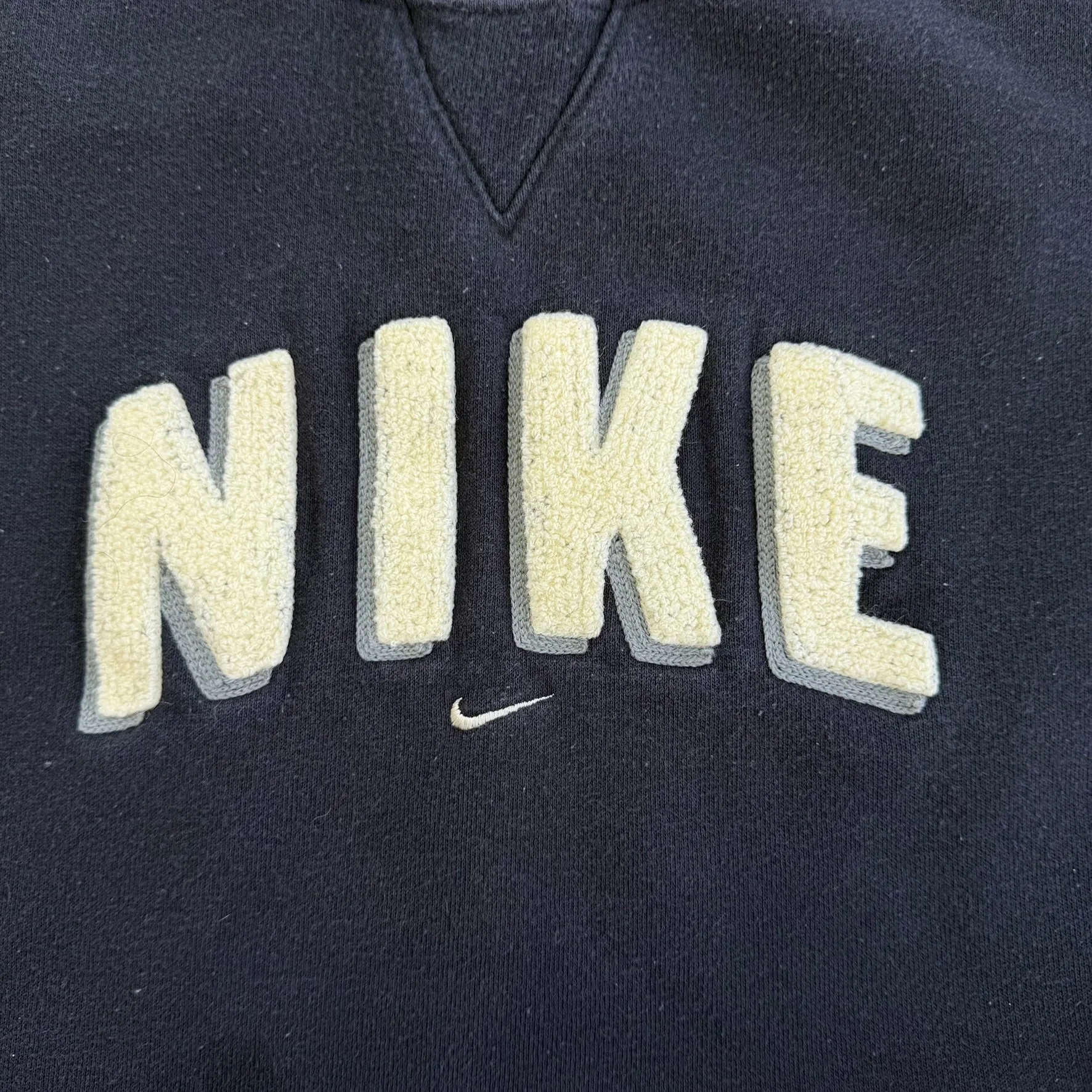 J- Vintage Nike Team Chenille Embroidered Text Crewneck - XL sold by HG Vintage product image thumbnail 2