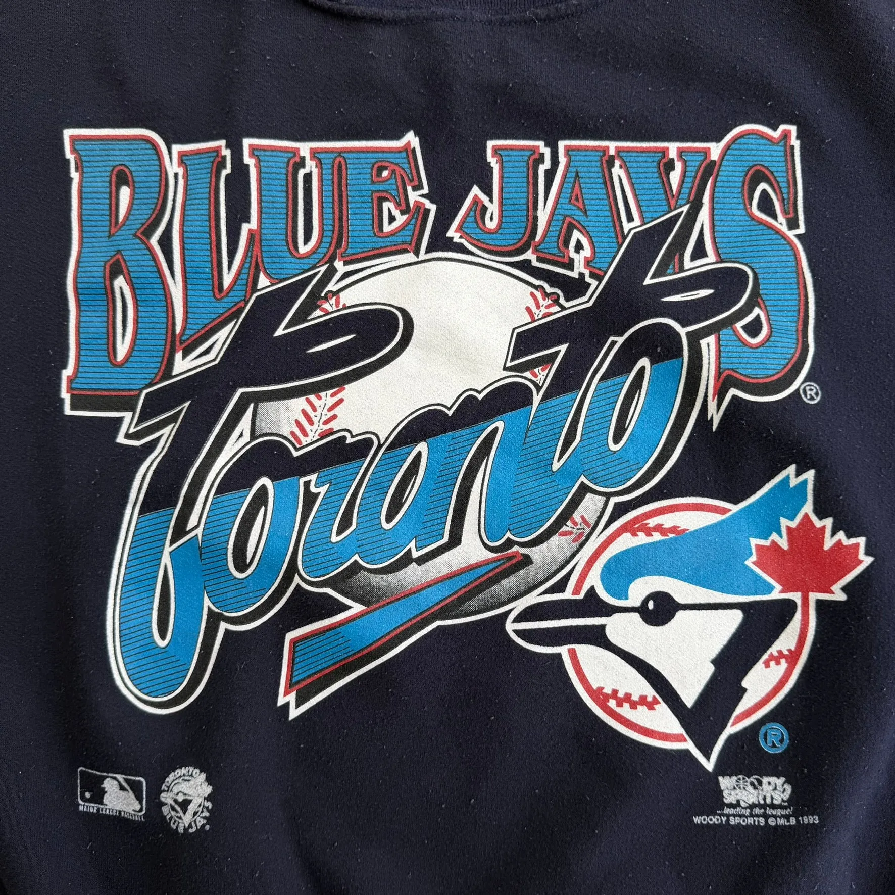 J- Vintage '93 Toronto Blue Jays MLB Text & Graphic Crewneck - XL sold by HG Vintage product image thumbnail 2
