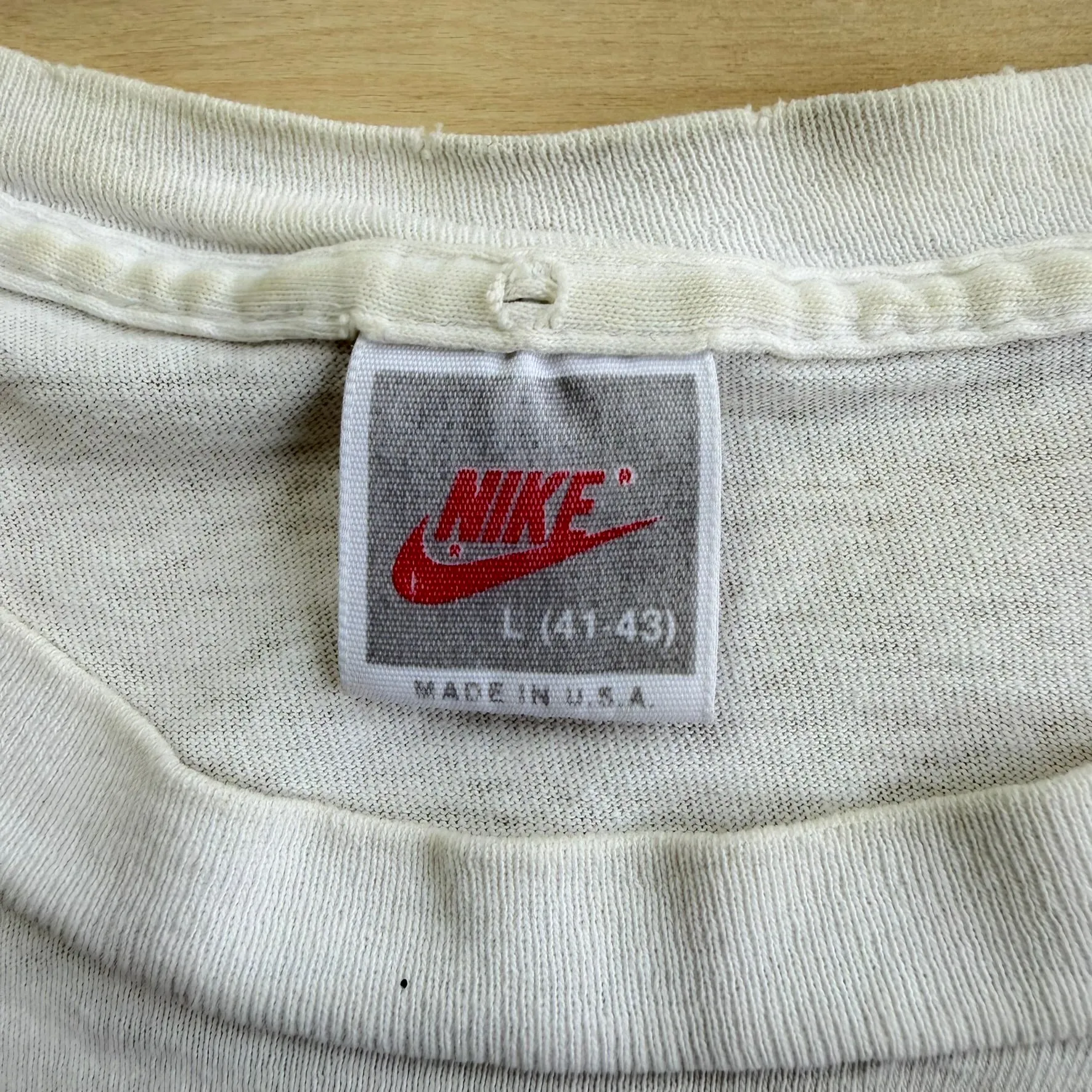 J- Vintage 90s Nike Bo Diddley You Don't Know Diddley Graphic Made In USA Single Stitch Tee - L sold by HG Vintage product image thumbnail 3