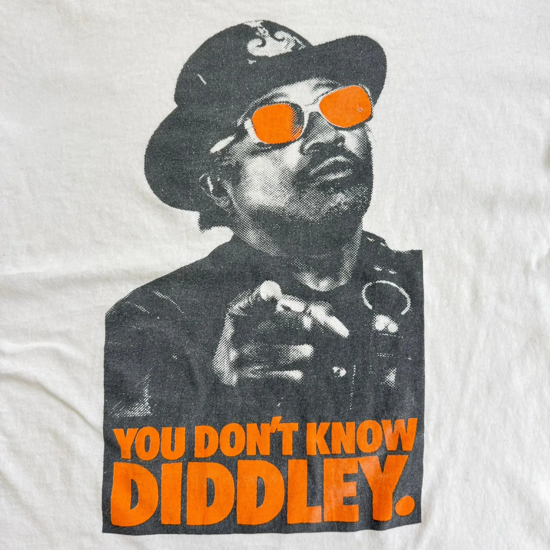 J- Vintage 90s Nike Bo Diddley You Don't Know Diddley Graphic Made In USA Single Stitch Tee - L sold by HG Vintage product image thumbnail 2