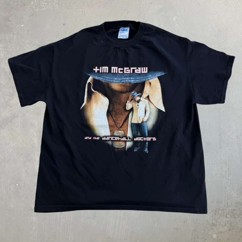 J- Vintage '03 Tim McGraw And The Dancehall Doctors Tour Graphic Tee - L made by HG Vintage