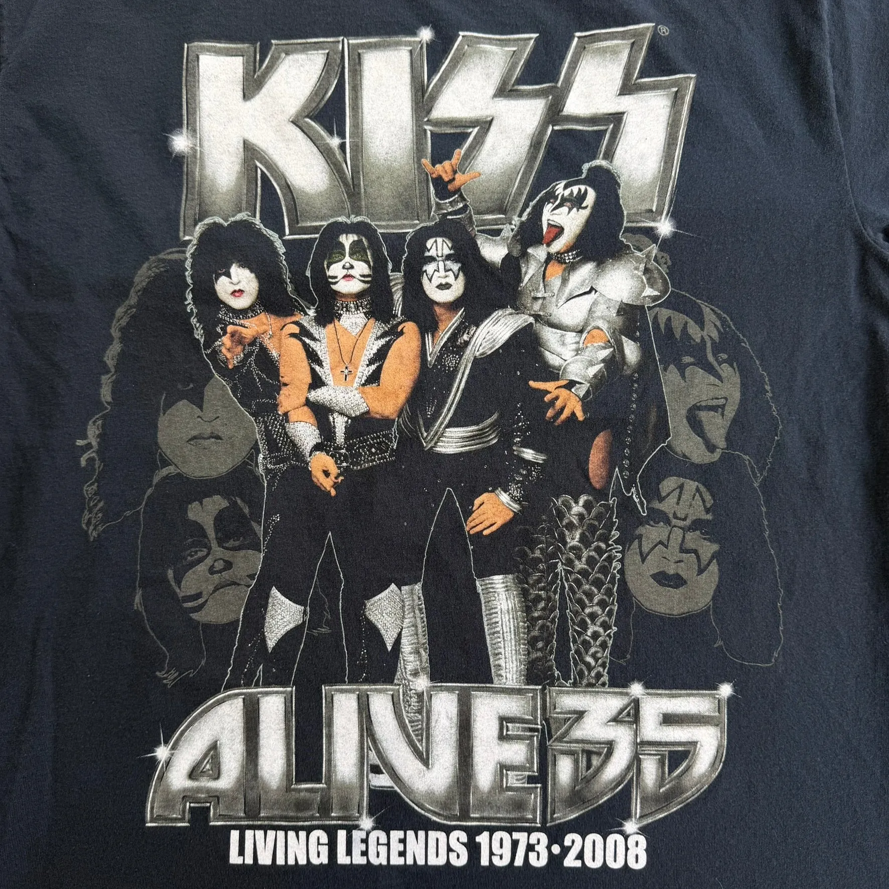 J- Vintage '08 Kiss Alive 35 Living Legends Tour Graphic Tee - L sold by HG Vintage product image thumbnail 2