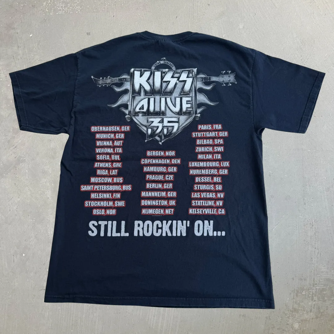 J- Vintage '08 Kiss Alive 35 Living Legends Tour Graphic Tee - L sold by HG Vintage product image thumbnail 4
