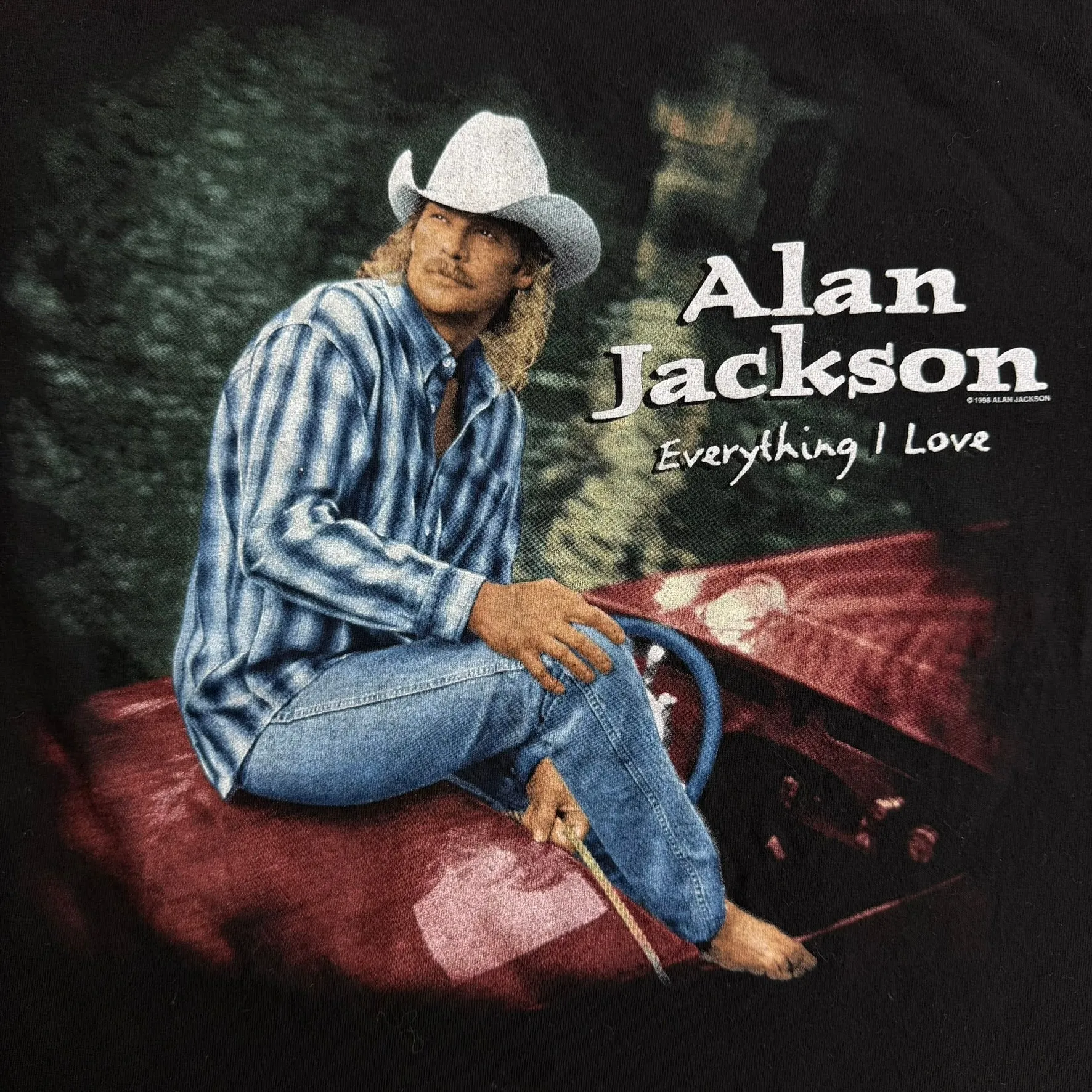 J- Vintage '95 Alan Jackson Everything I Love Picture Graphic Tee - L sold by HG Vintage product image thumbnail 2