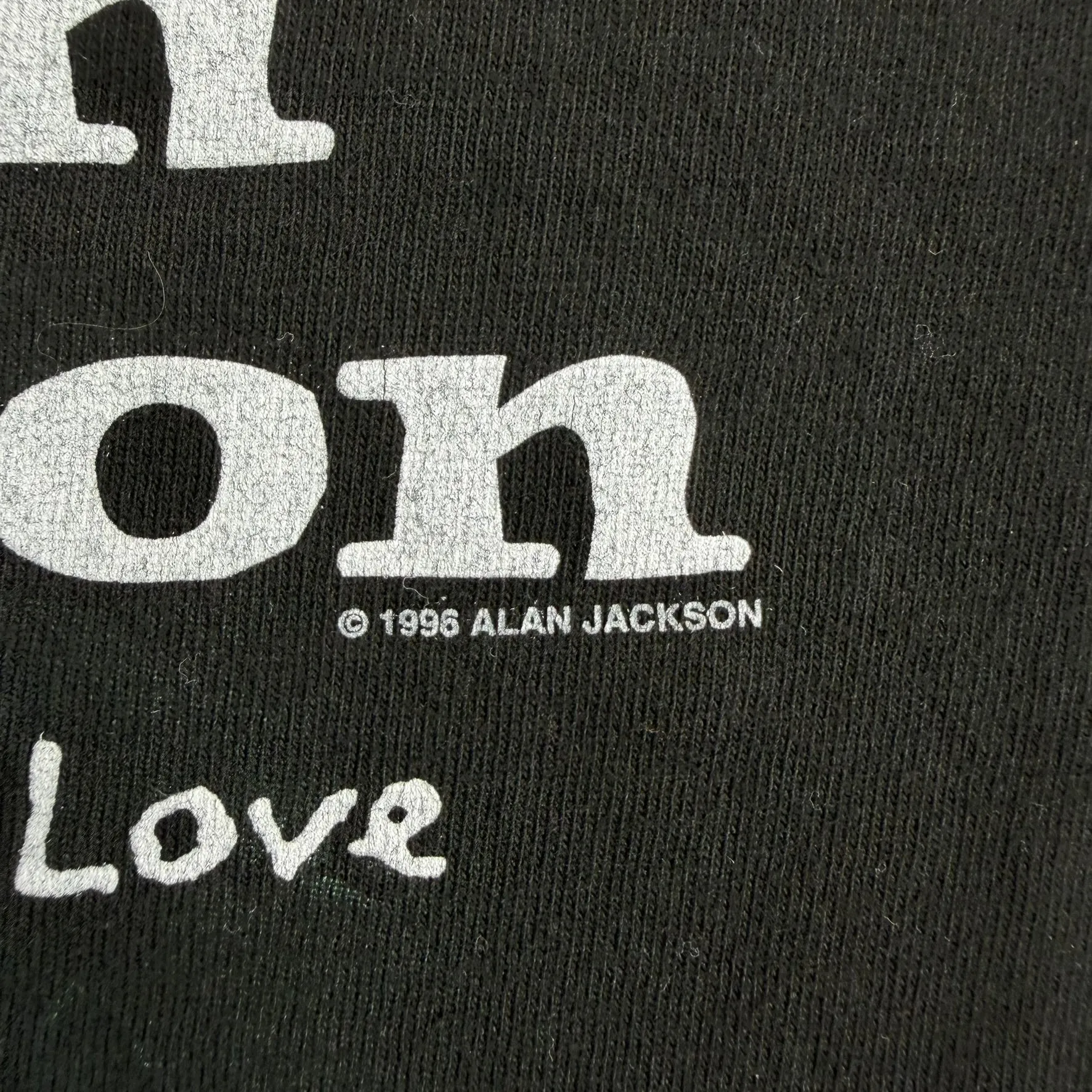 J- Vintage '95 Alan Jackson Everything I Love Picture Graphic Tee - L sold by HG Vintage product image thumbnail 5