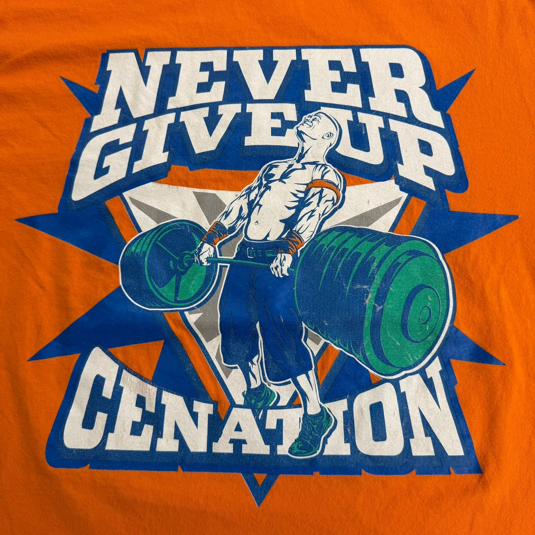 J- Vintage '08 WWE John Cena Never Give Up Cena Nation Graphic Tee - L sold by HG Vintage product image thumbnail 2