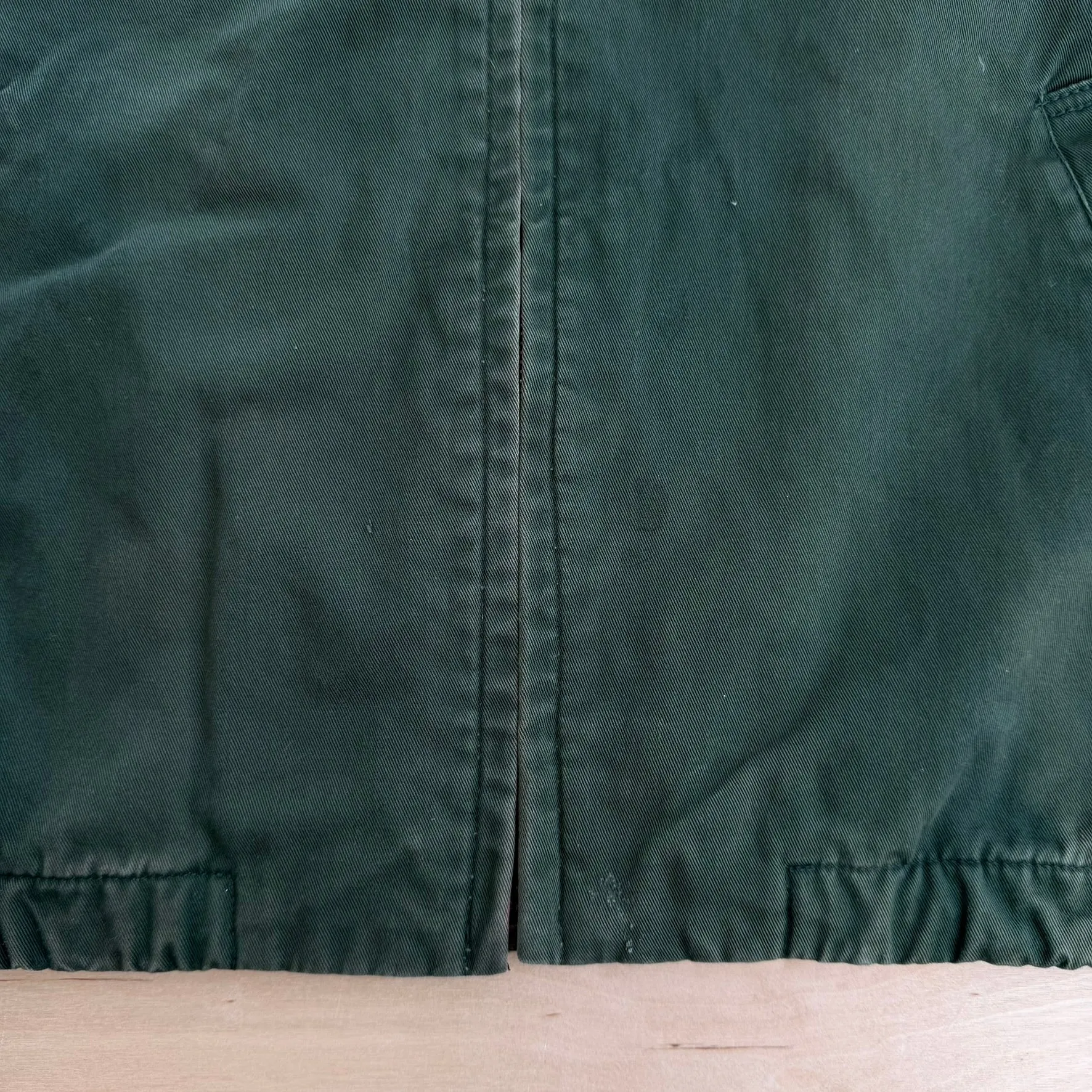 J- Vintage Ralph Lauren Chaps Embroidered Logo Bomber Style Green Zip Up Jacket - XL sold by HG Vintage product image thumbnail 5