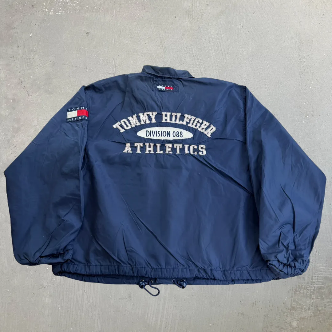 J- Vintage Tommy Hilfiger Embroidered Text Coach Jacket - L sold by HG Vintage product image thumbnail 4