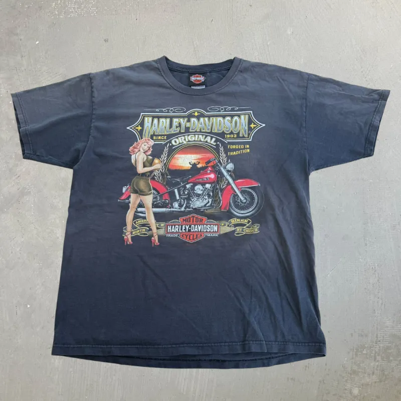 J- '11 Harley Davidson Sudbury Ontario Canada Graphic Tee - L made by Harley-Davidson