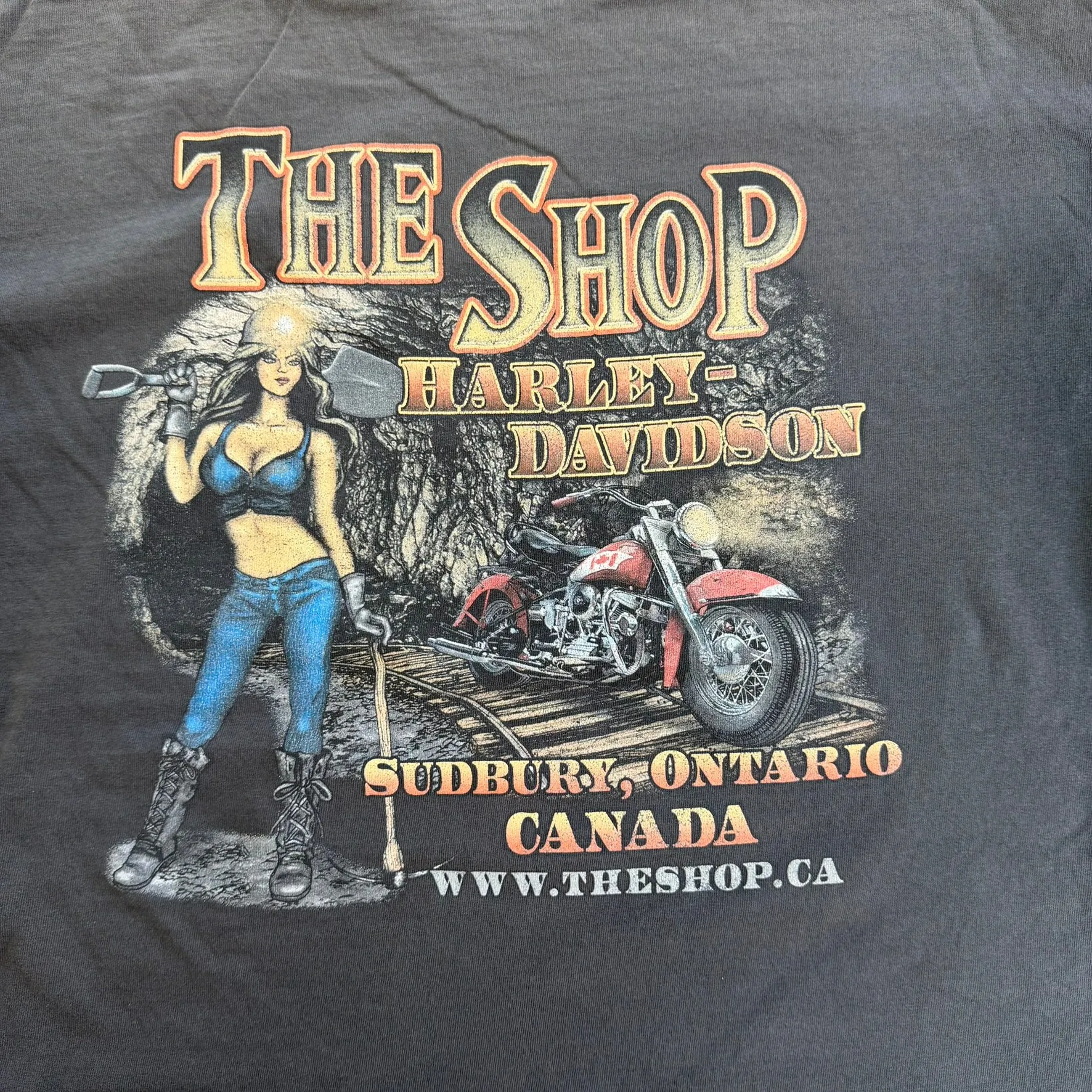 J- '11 Harley Davidson Sudbury Ontario Canada Graphic Tee - L sold by HG Vintage product image thumbnail 4