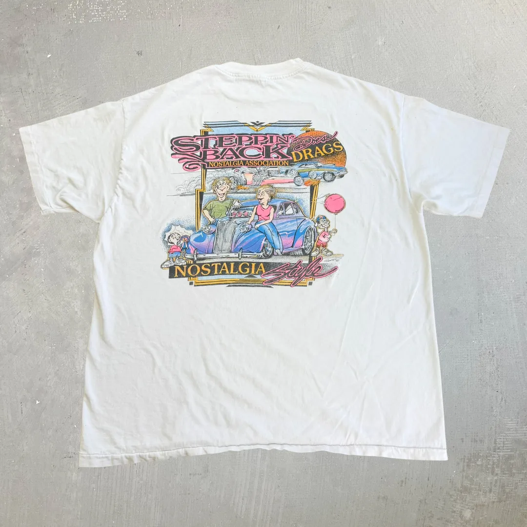 J- Vintage '94 Steppin' Back Nostalgia Style Car Graphic Single Stitch Tee - L sold by HG Vintage product image thumbnail 3