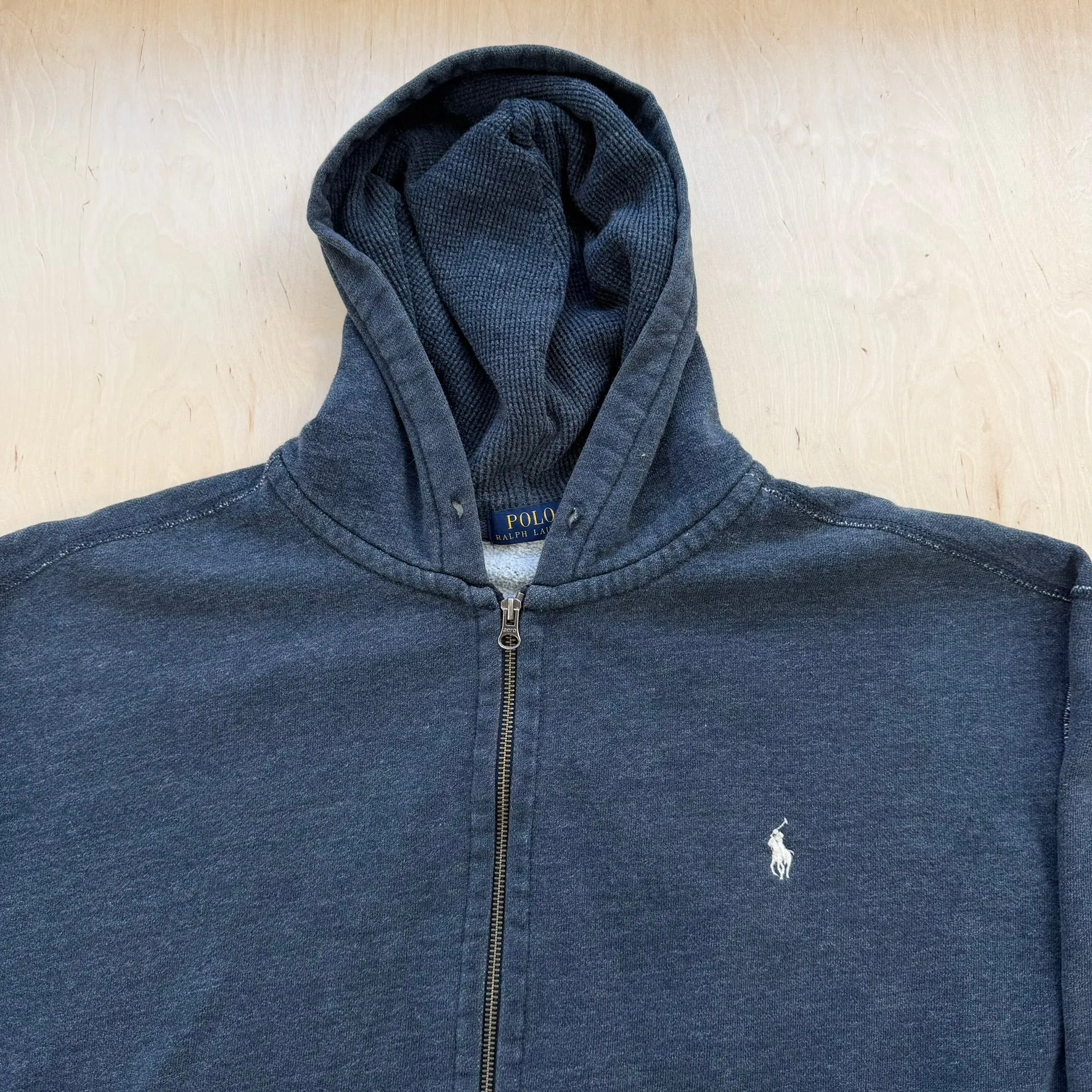 J- Vintage Polo RL Embroidered Logo Zip Up Hoodie - 3XL Big sold by HG Vintage product image thumbnail 2