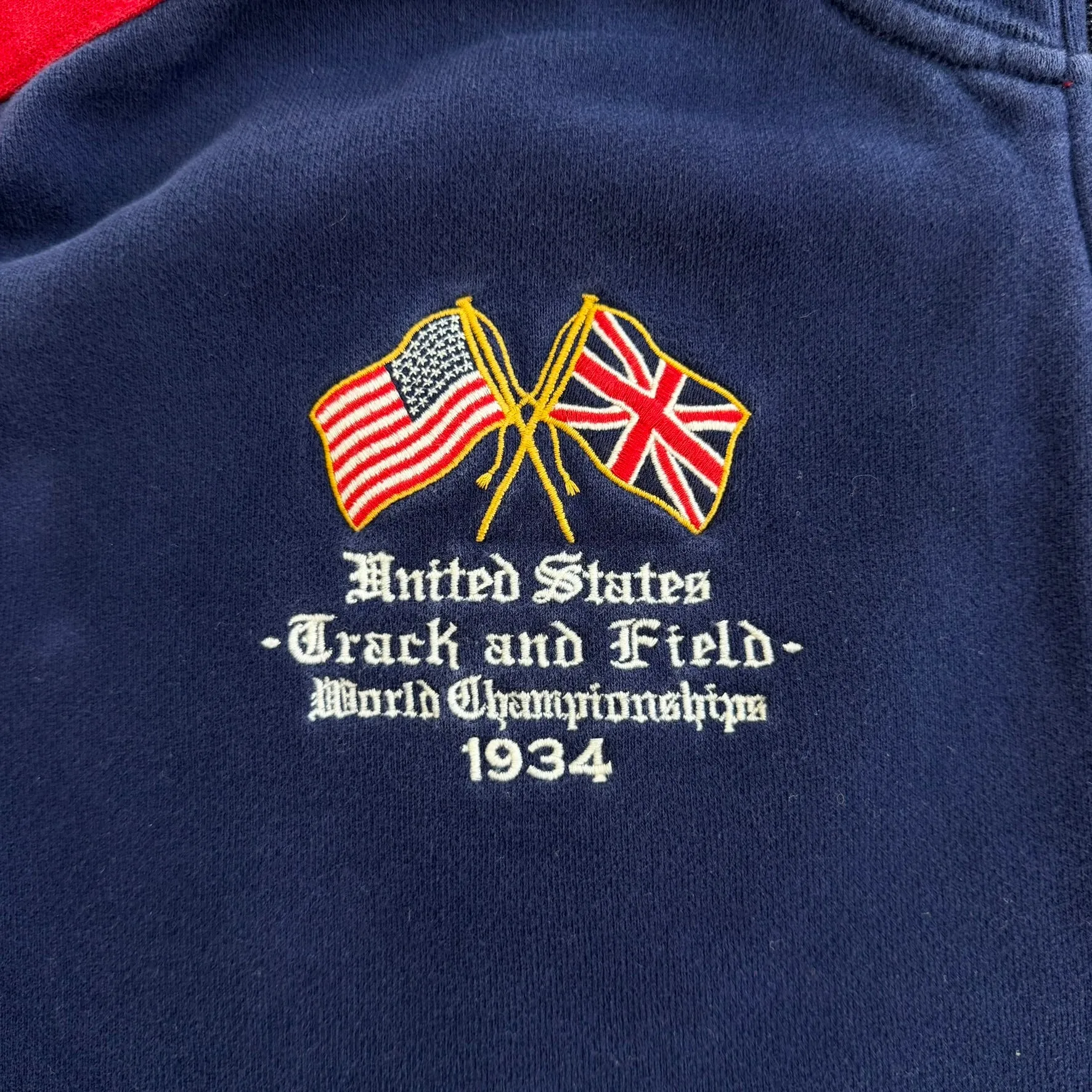 J- Vintage Polo RL USA Track & Field Championship Zip Up Track Jacket - XL sold by HG Vintage product image thumbnail 3