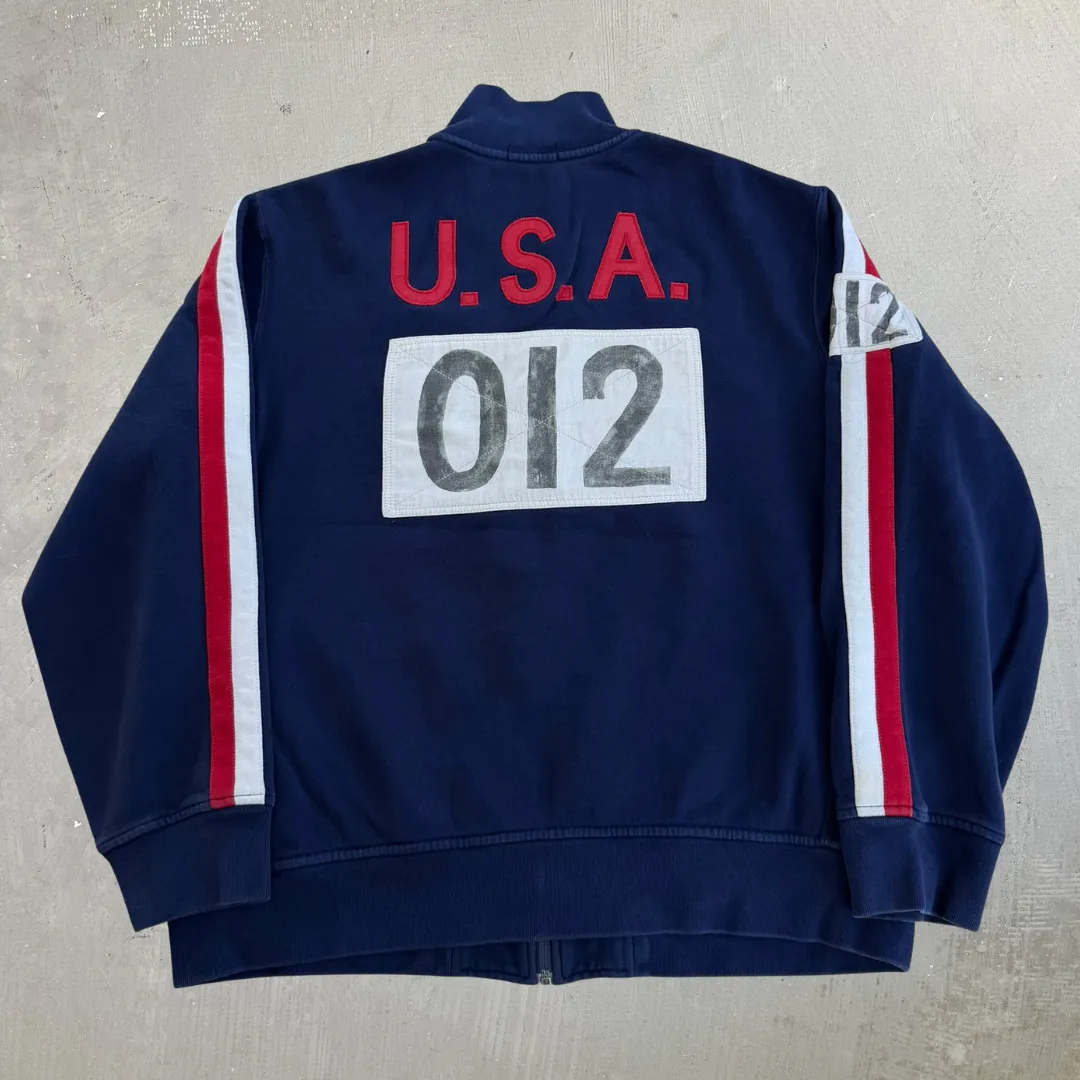 J- Vintage Polo RL USA Track & Field Championship Zip Up Track Jacket - XL sold by HG Vintage product image thumbnail 4