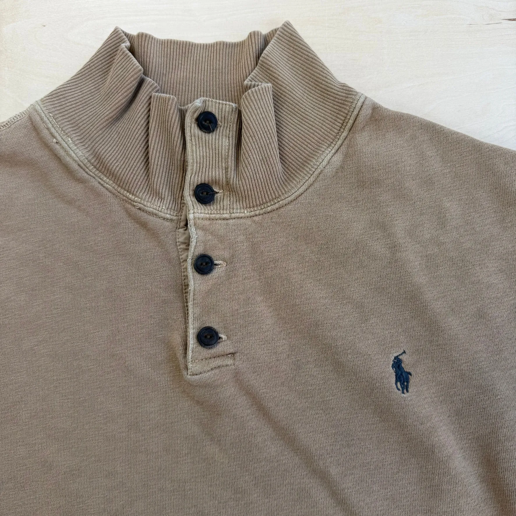 J- Vintage Polo RL Embroidered Henley Crewneck - 2XL sold by HG Vintage product image thumbnail 2