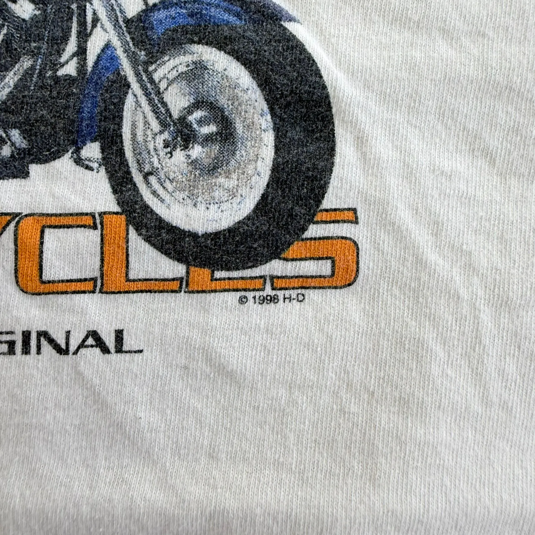 J- Vintage '98 Harley Davidson Motorcycles Hey Fat Boy Graphic Tee - L sold by HG Vintage product image thumbnail 3
