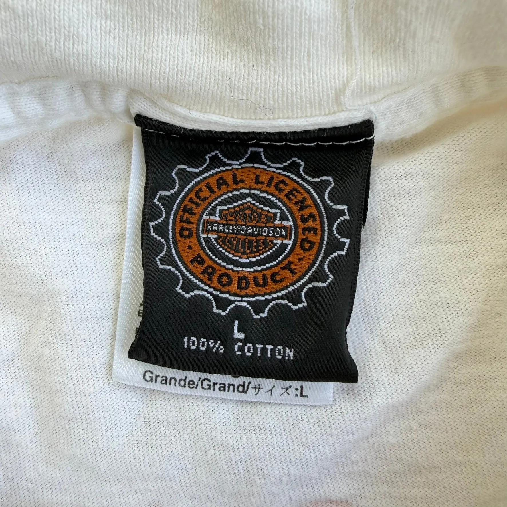 J- Vintage '98 Harley Davidson Motorcycles Hey Fat Boy Graphic Tee - L sold by HG Vintage product image thumbnail 4