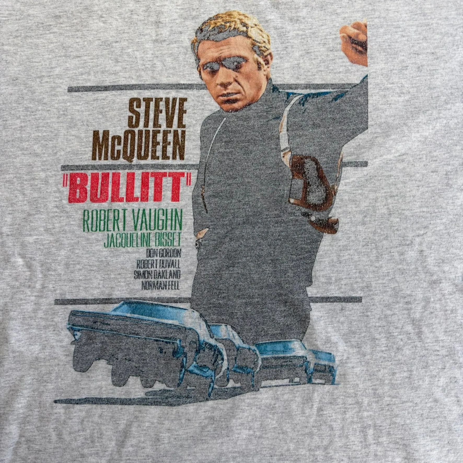 J- Vintage Steve McQueen Bullitt Poster Graphic Tee - L sold by HG Vintage product image thumbnail 2