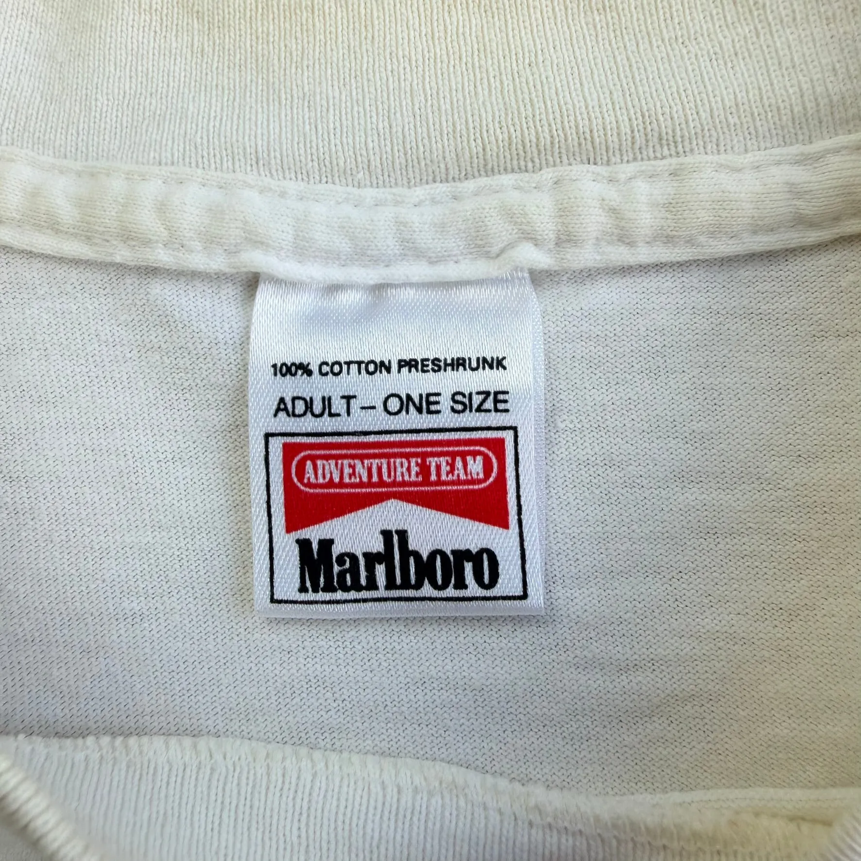 J- Vintage Marlboro Adventure Team Race Car Graphic Made In USA Single Stitch Pocket Tee - OSFA (fits L) sold by HG Vintage product image thumbnail 5