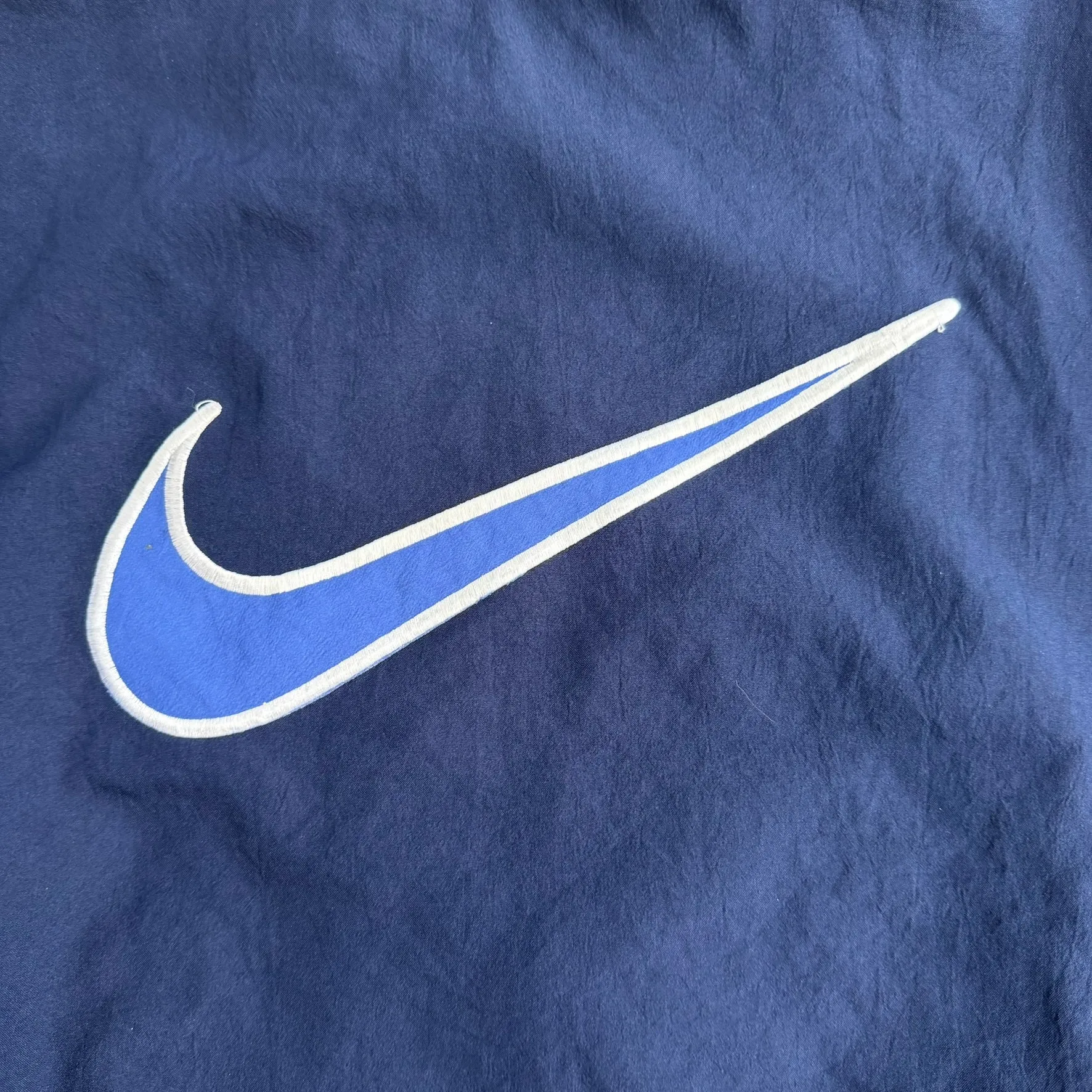 J- Vintage 90s Nike Embroidered Swoosh & Text Made In USA Zip Up Lightweight Jacket - L sold by HG Vintage product image thumbnail 5