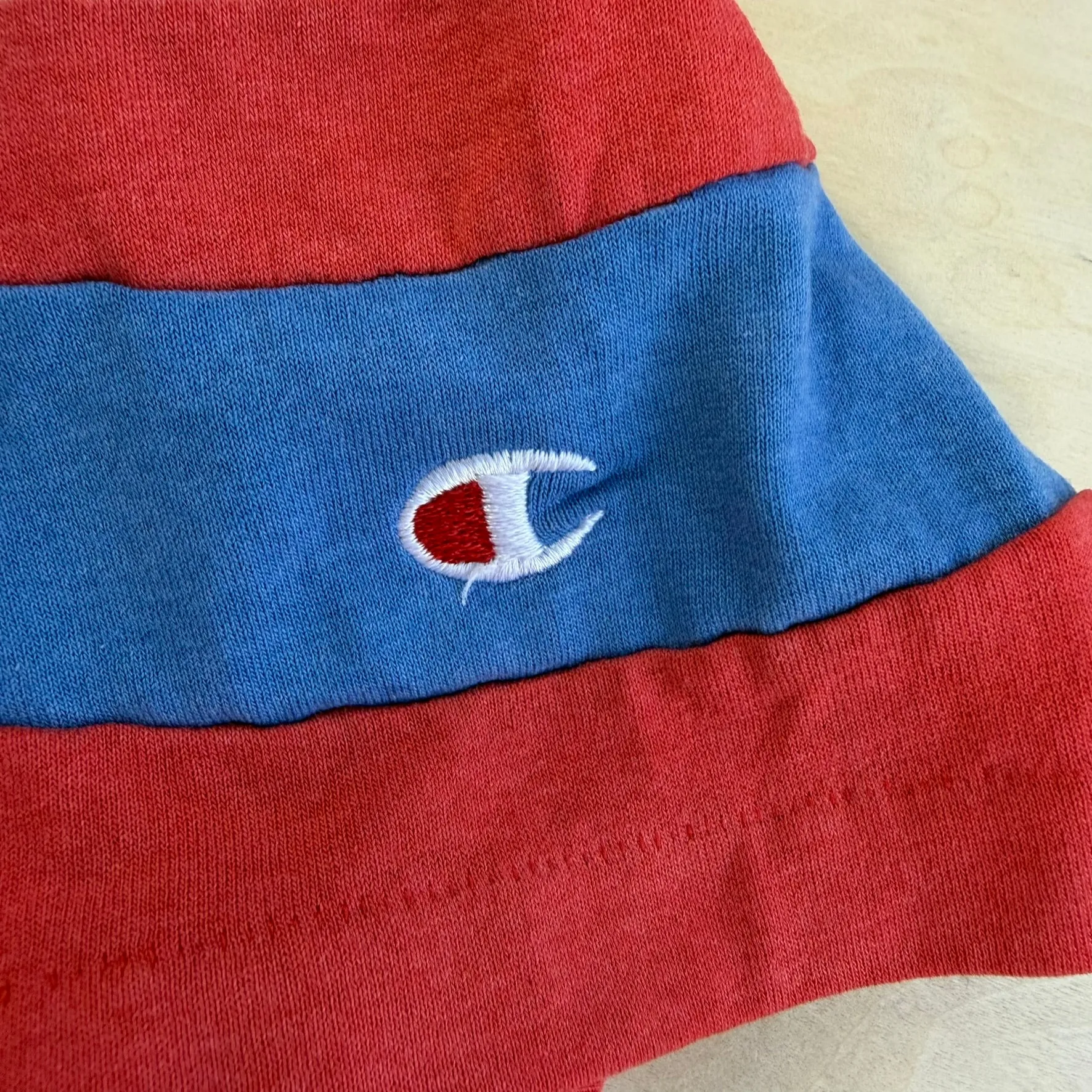 J- Vintage Champion Embroidered Logo Sleeve Made In USA Single Stitch Tee - L sold by HG Vintage product image thumbnail 3
