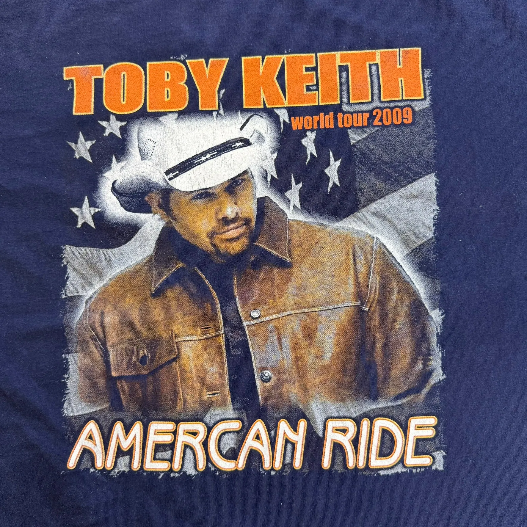J- Vintage '09 Toby Keith American Ride World Tour Picture Graphic Tee - 2XL sold by HG Vintage product image thumbnail 2