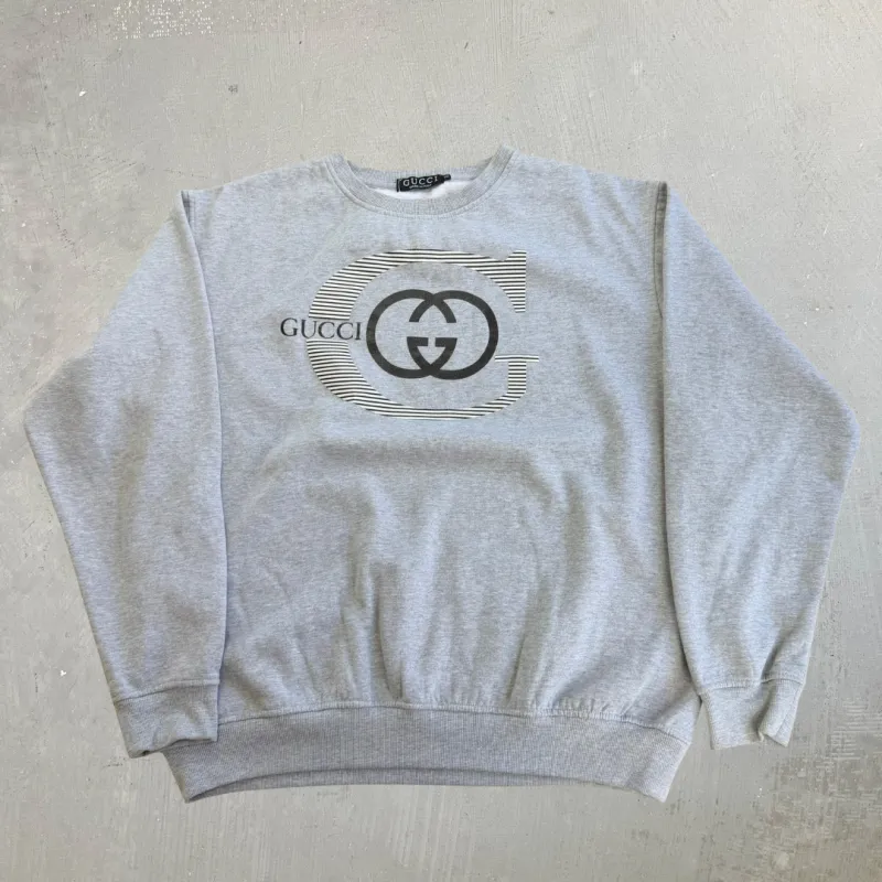 J- Bootleg Gucci Graphic Crewneck - XL made by HG Vintage
