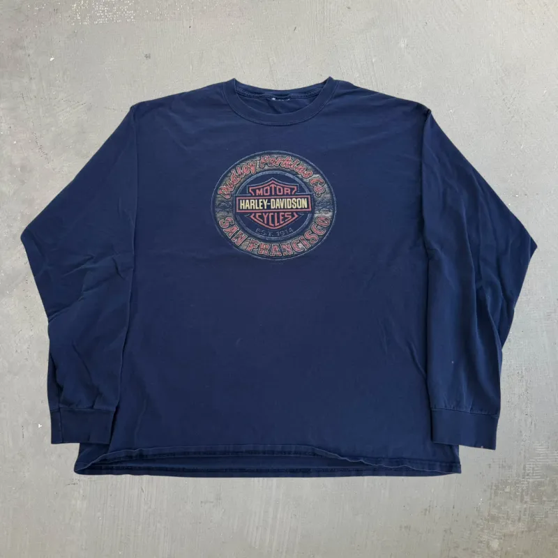 J- '15 Harley Davidson San Francisco Dudley Perkins Co. Graphic Long Sleeve Tee - XL made by Harley-Davidson