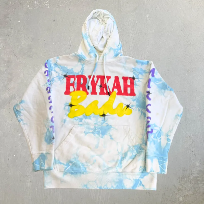 J- Vintage Erykah Badu Call Tyrone Acid Wash Hoodie - L made by HG Vintage