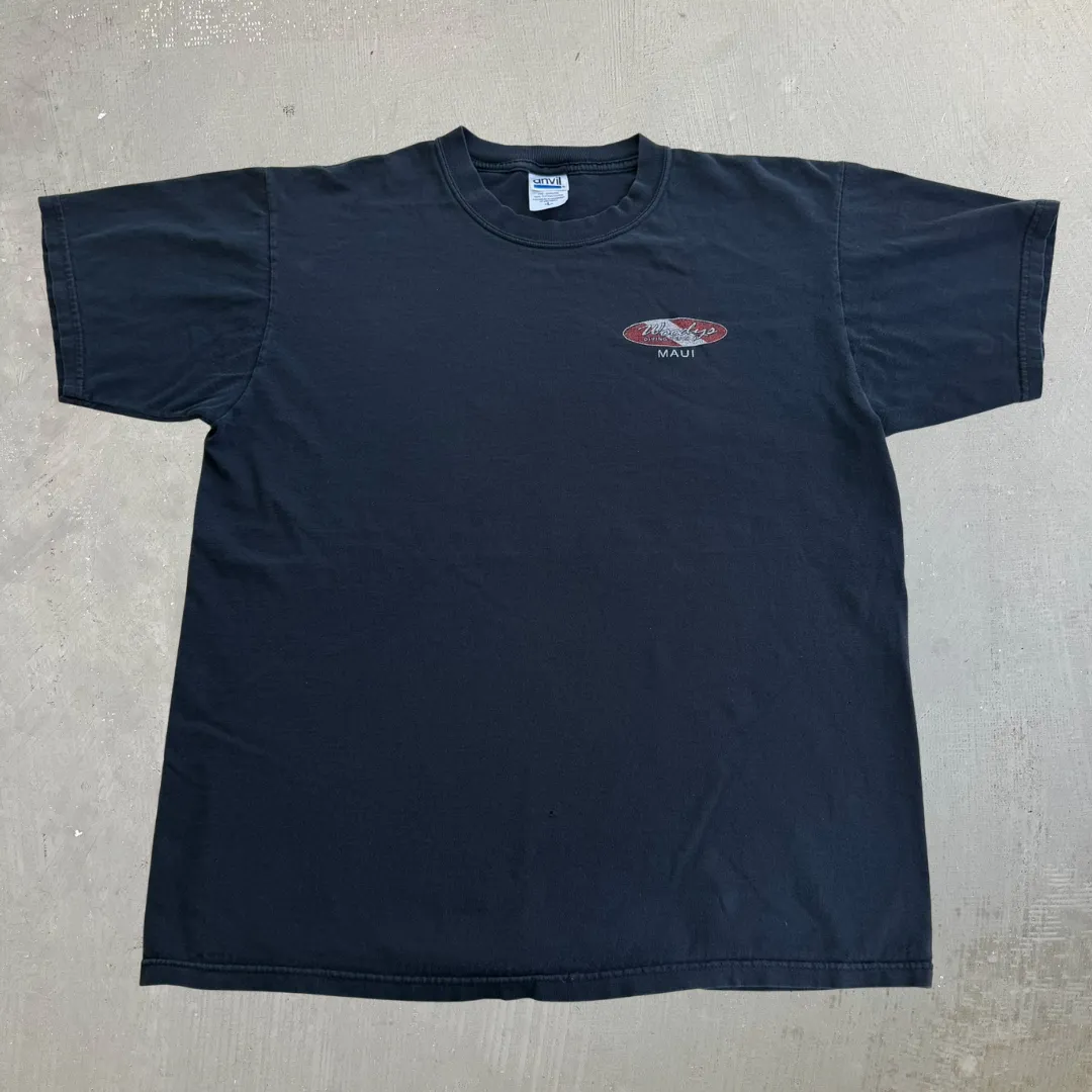 J- Vintage '99 Maui & Sons Woody's Driving Team Graphic Tee - L sold by HG Vintage