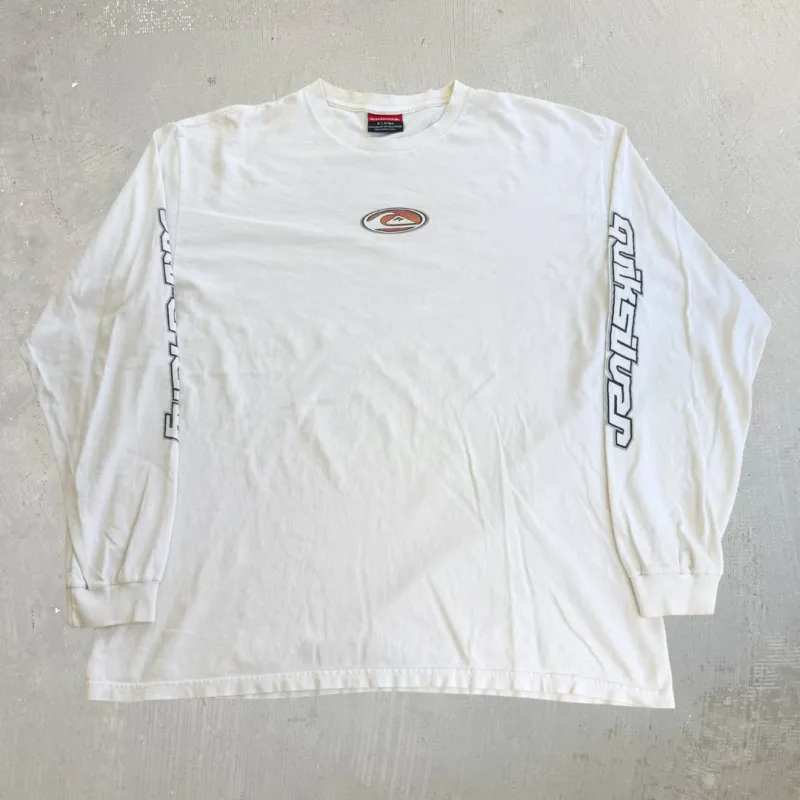 J- Vintage Quicksilver Boarding Company Graphic Long Sleeve Tee - XL made by HG Vintage