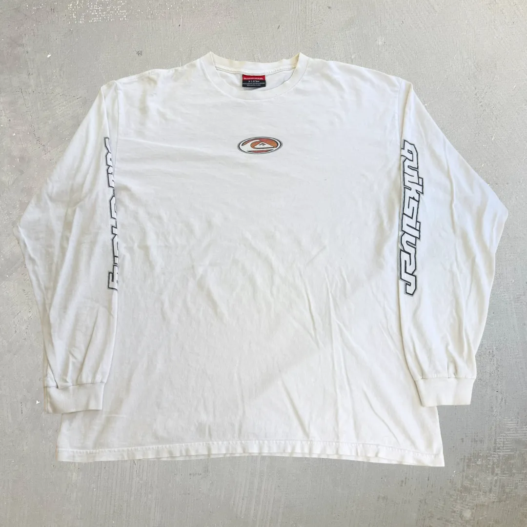 J- Vintage Quicksilver Boarding Company Graphic Long Sleeve Tee - XL sold by HG Vintage